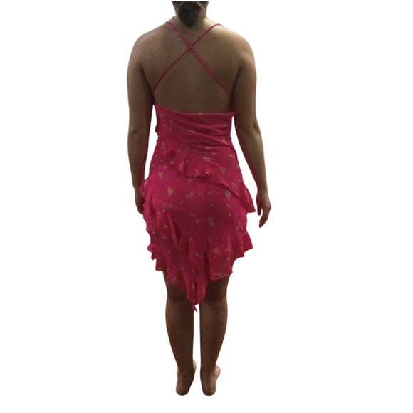 Urban Outfitters Lola Chiffon Ruffle Mini Dress - Picture 3 of 9